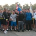 Atlas soldiers, family dress up, run for fun