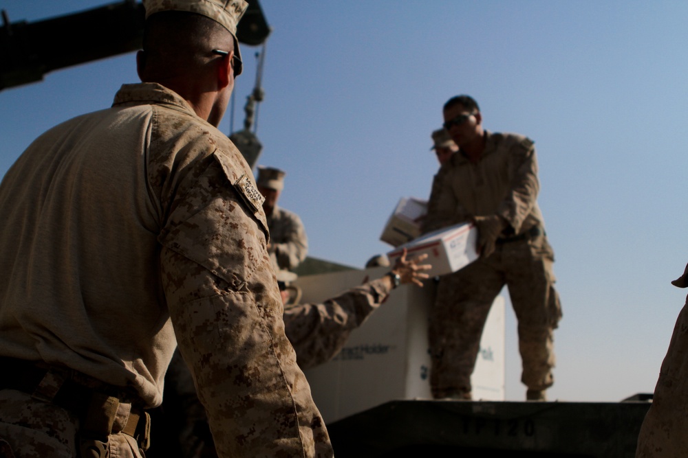 Combat logistics patrol supports mission, supplies Marines