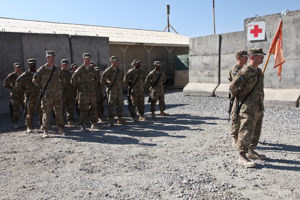 Change of command ceremony