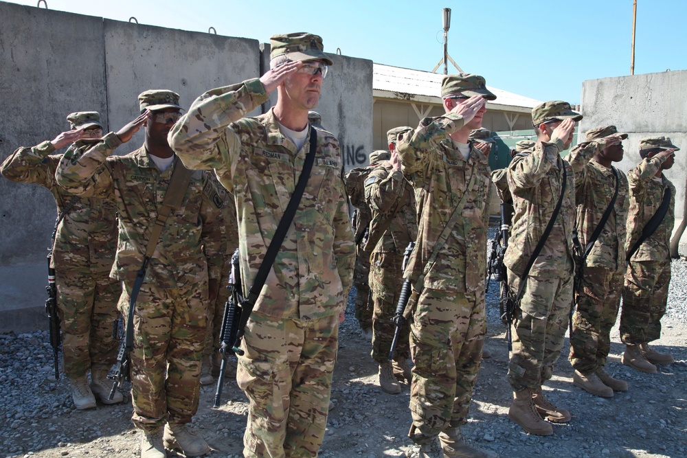 Change of command ceremony