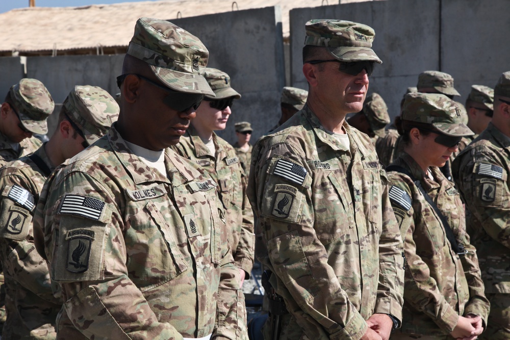 Change of command ceremony