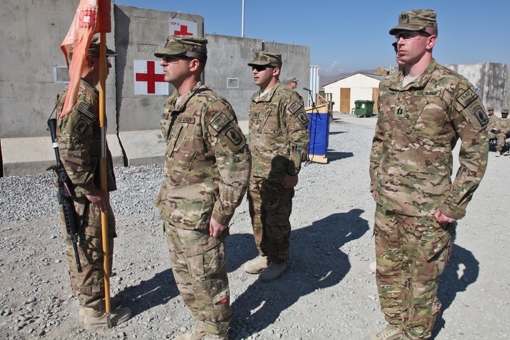 Change of command ceremony