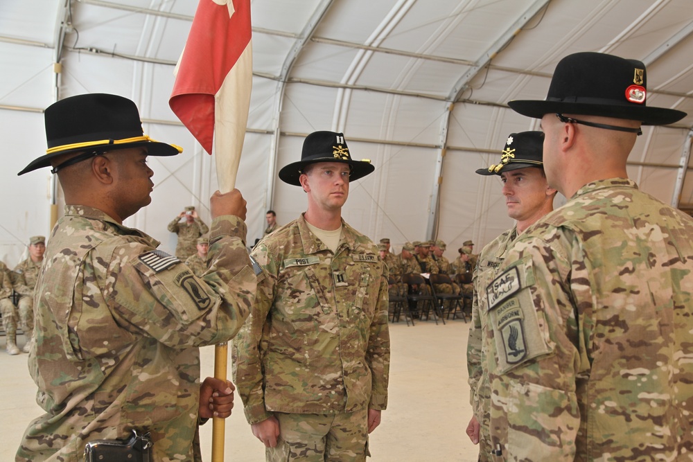 Change of command ceremony