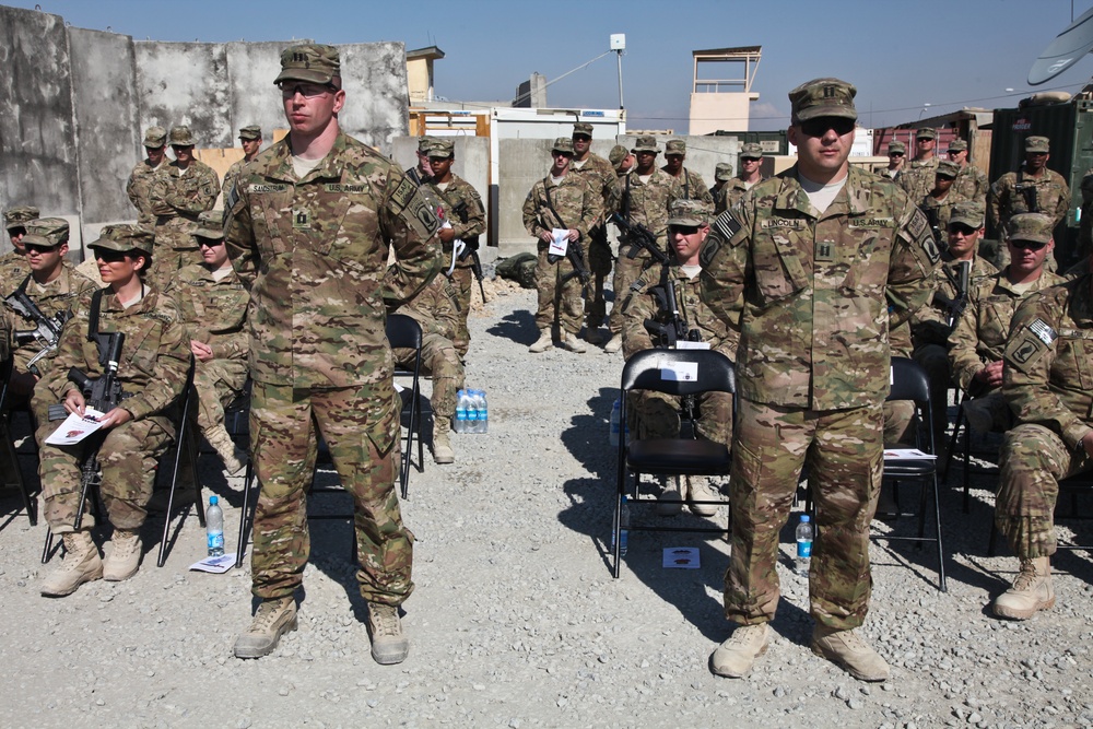 Change of command ceremony