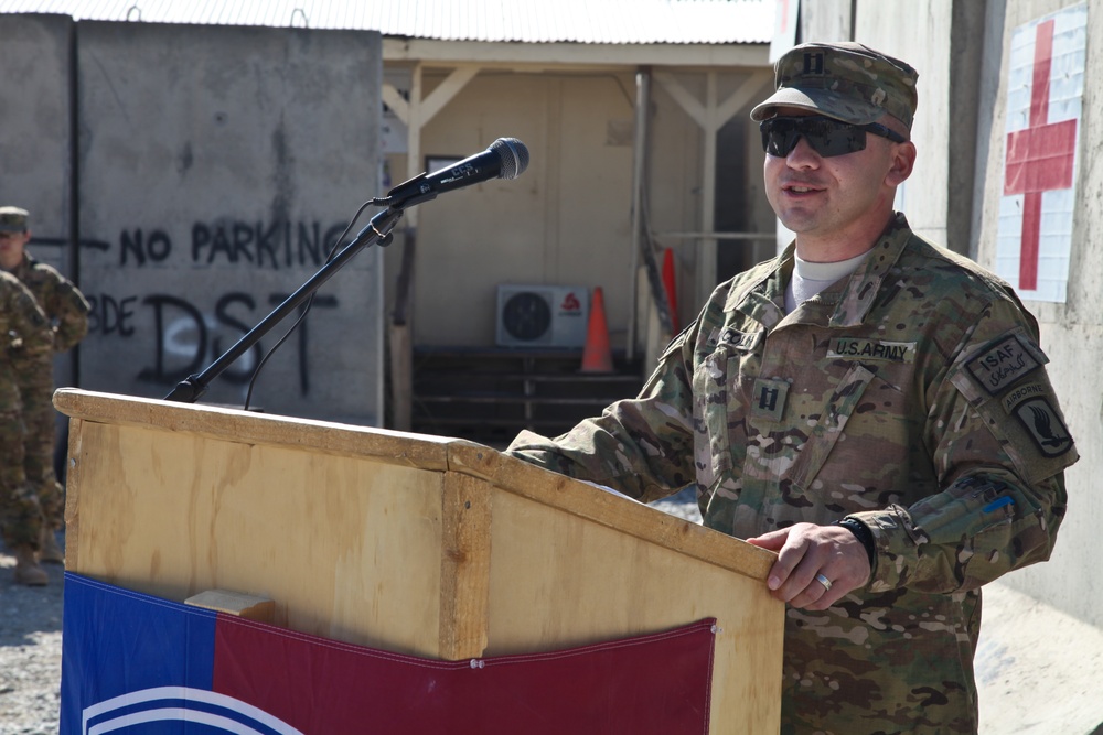 Change of command ceremony