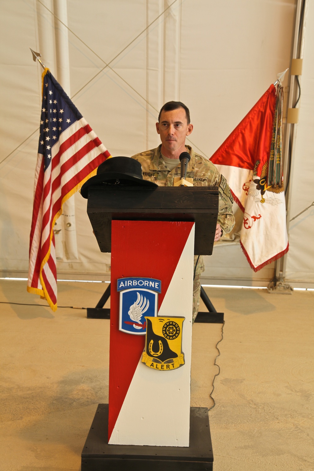 Change of command ceremony