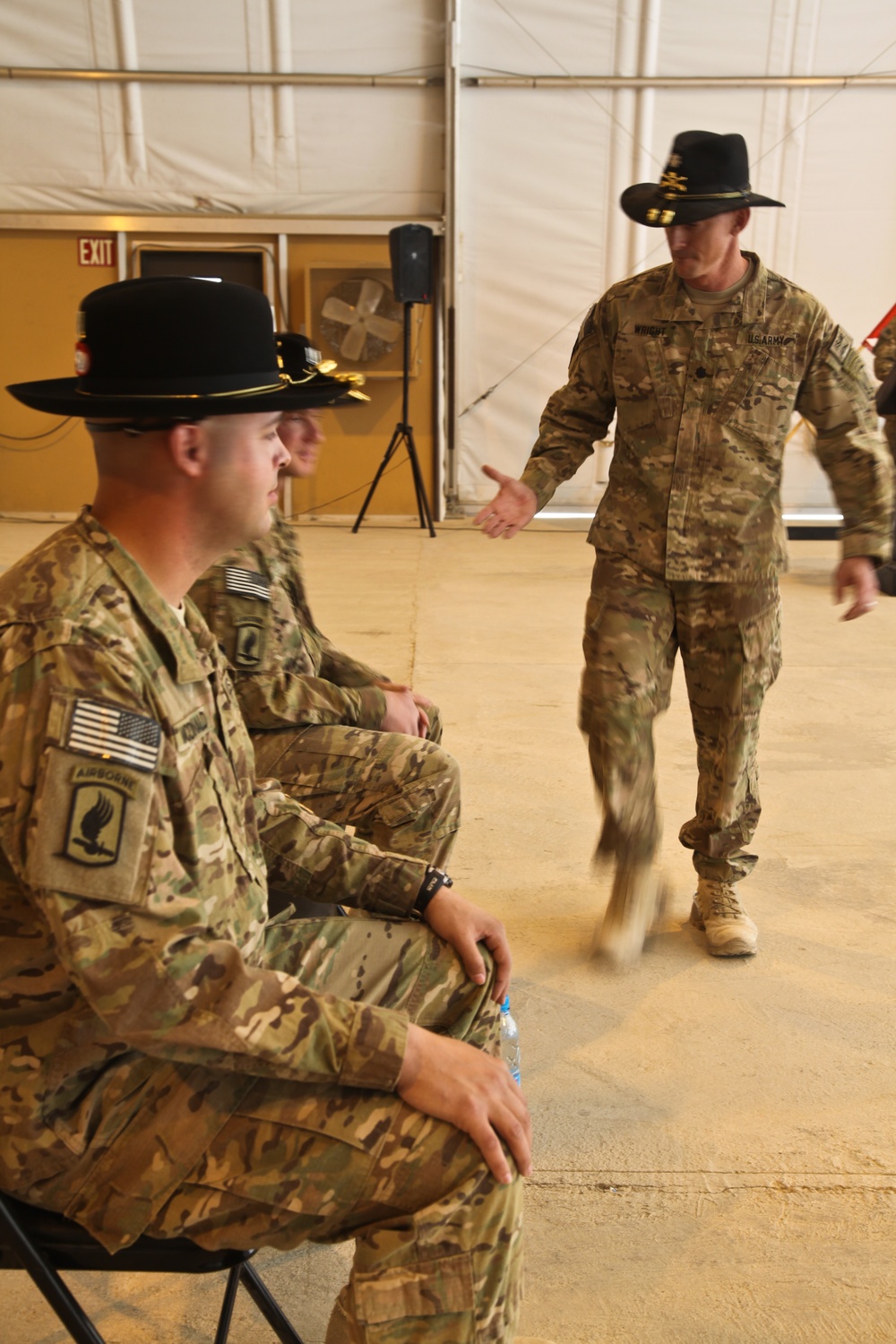 Change of command ceremony