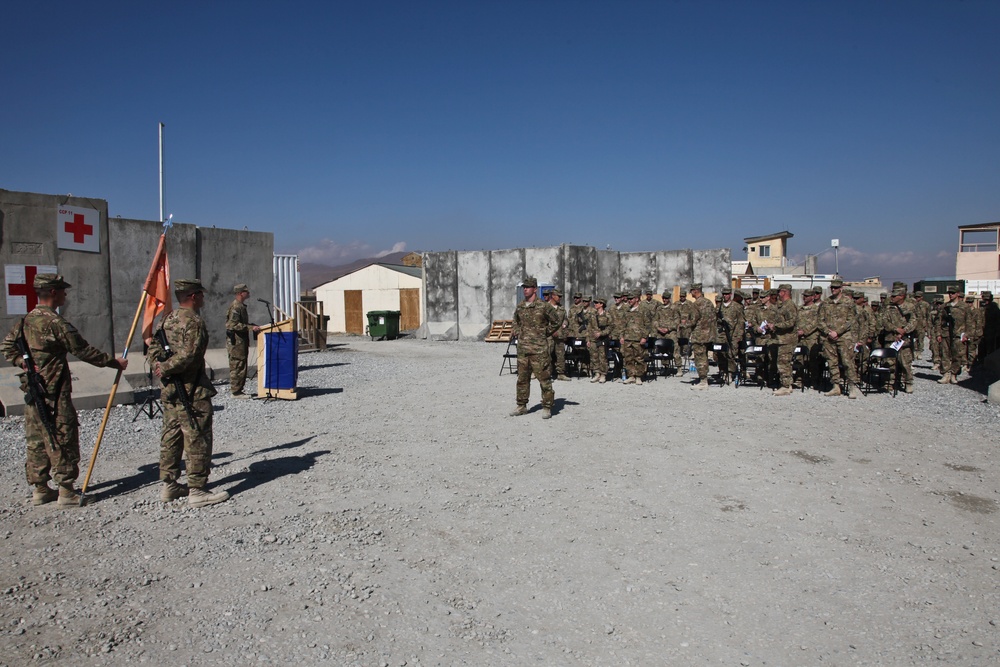 Change of command ceremony