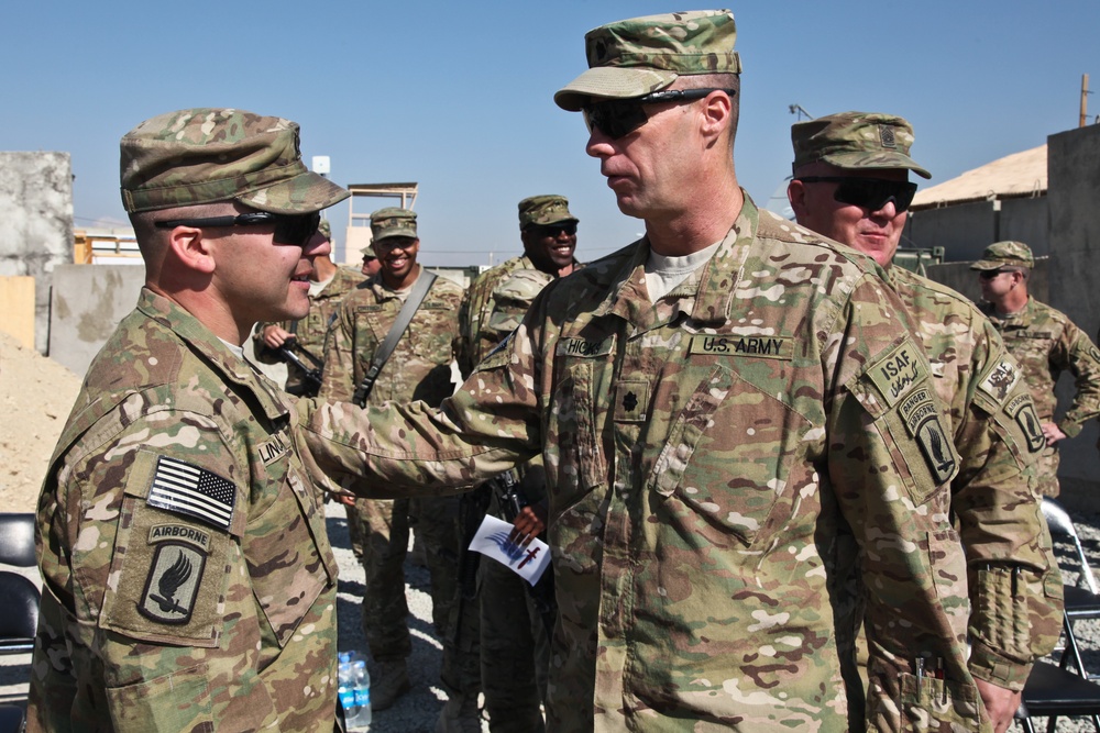 Change of command ceremony