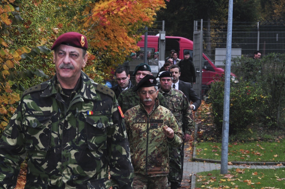 Visitors observe training at JMRC