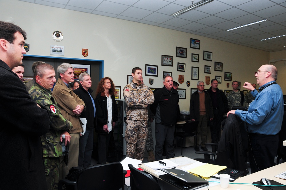Visitors observe training at JMRC