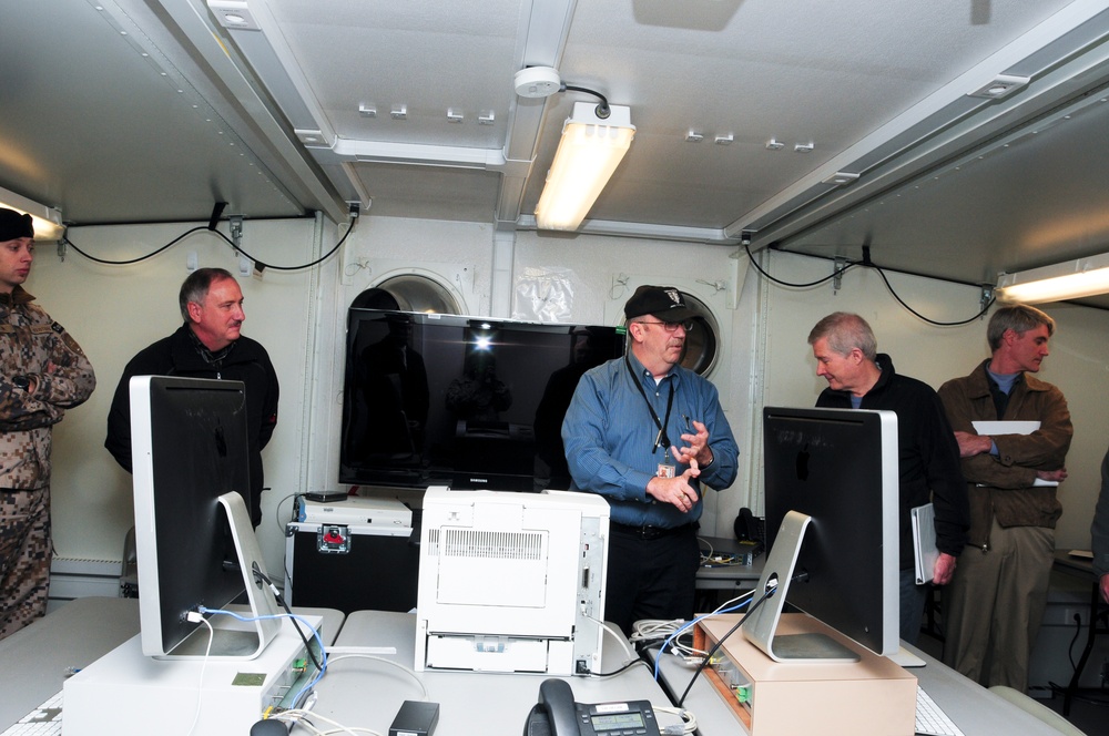 Visitors observe training at JMRC