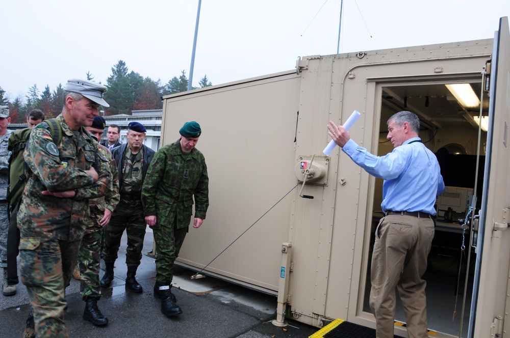 Visitors observe training at JMRC