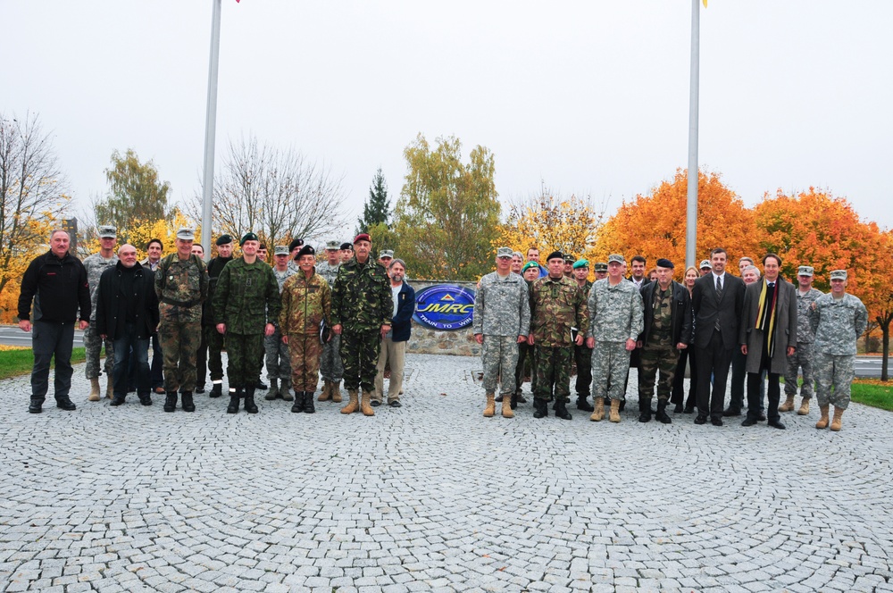Visitors observe training at JMRC