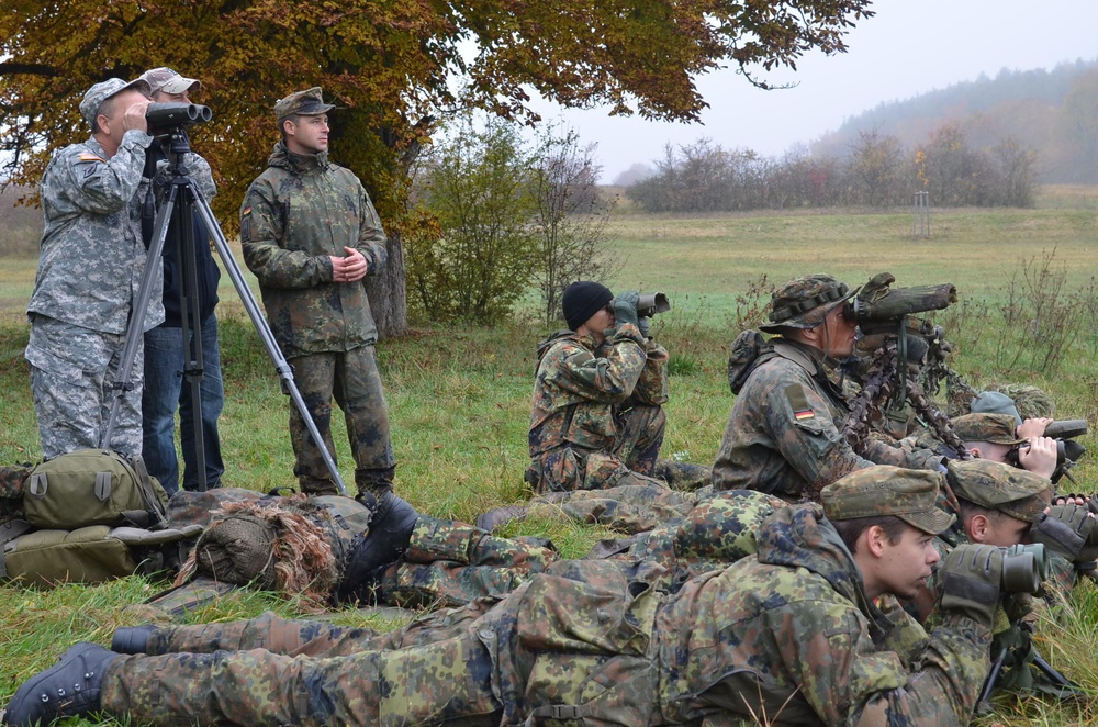 U.S. soldiers attend German Sniper School