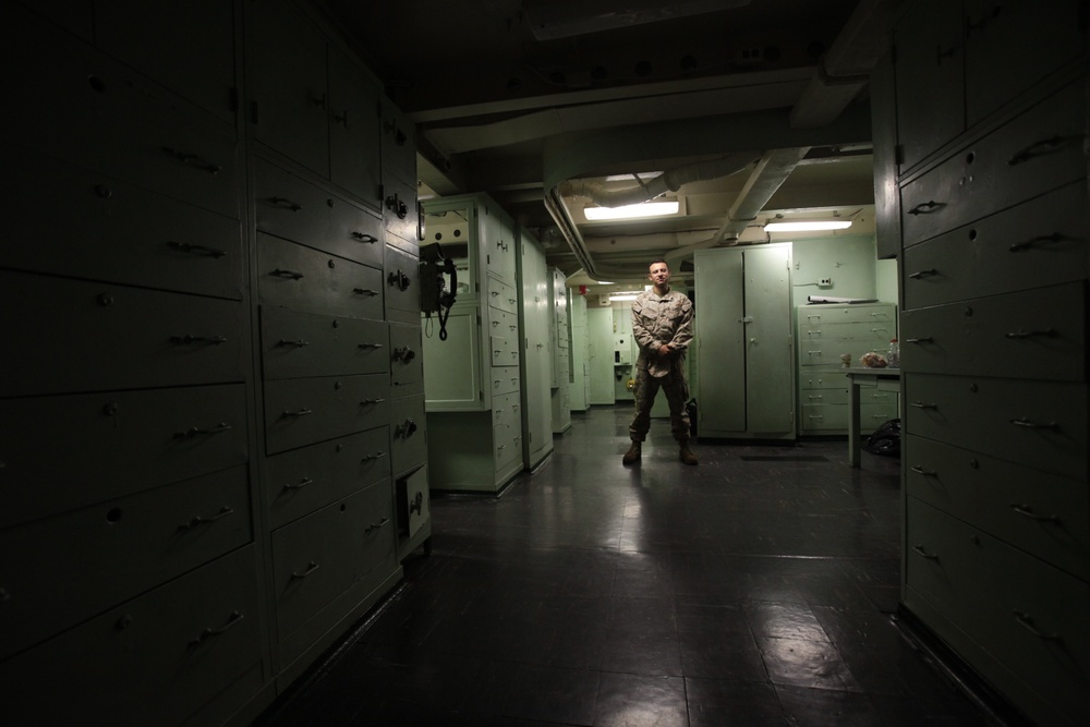 13th MEU Marines bring historic Carrier to life once more