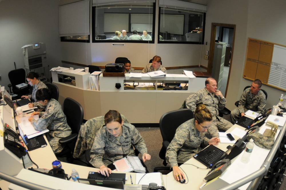 EOC Prepares for Hurricane Sandy