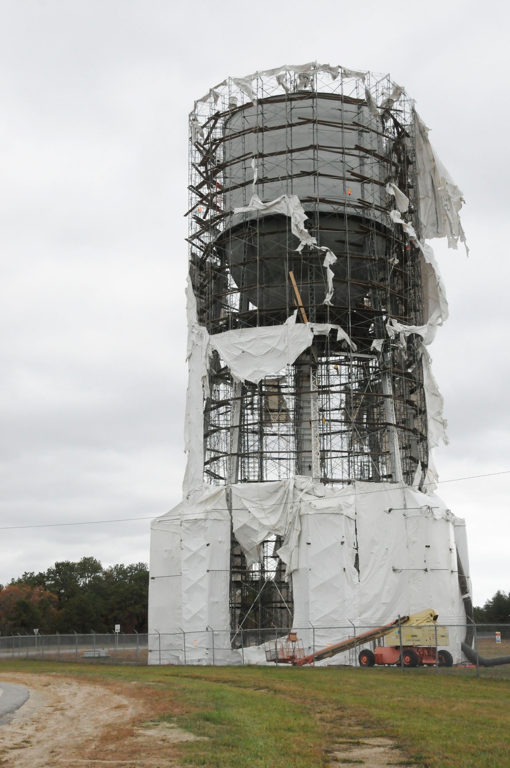 Hurricane damages restoration project