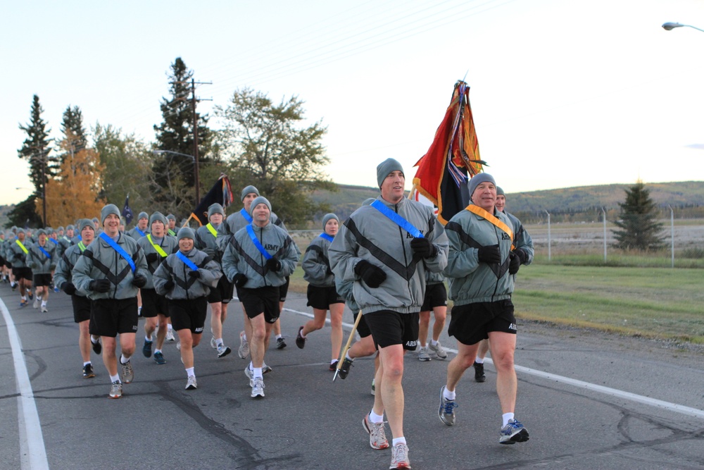 1/25 SBCT soldiers conduct Brigade Run