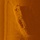 This appears to be a side-scan sonar image of a shipwreck on the seafloor, rendered in a characteristic amber/orange false-color palette. The wreck shows an elongated hull structure lying at an angle on the seabed, with visible structural debris and relief features casting acoustic shadows. The image is consistent with underwater acoustic survey data used in maritime archaeology or search-and-recovery operations.
