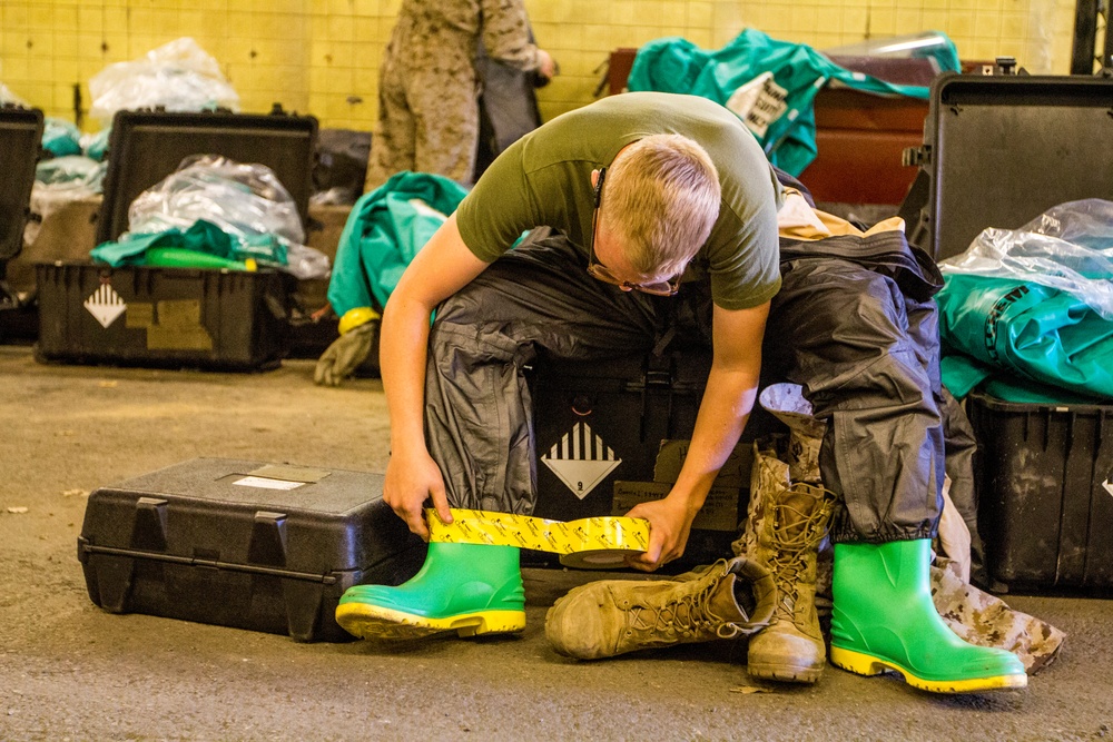 CBRN Training at CNR