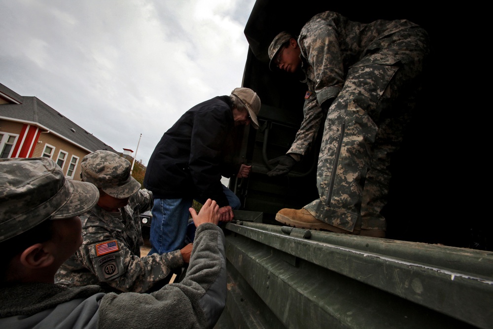 NJ Guardsmen helping New Jerseyians