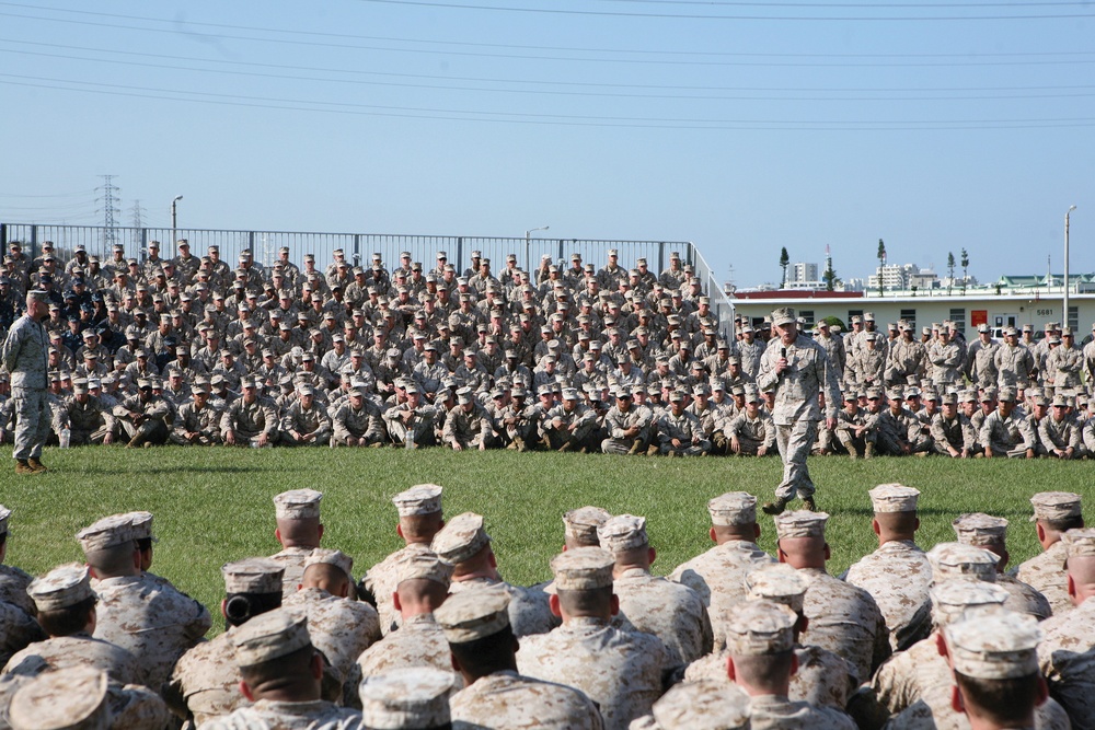 Marines, leadership reflect on core values