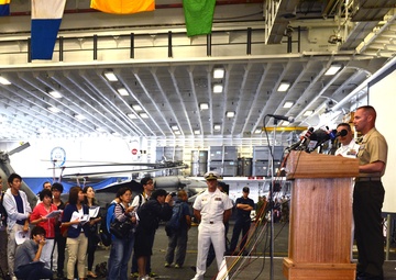 Media addressed in Hong Kong aboard USS Bonhomme Richard
