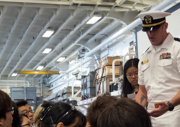 Media addressed in Hong Kong aboard USS Bonhomme Richard