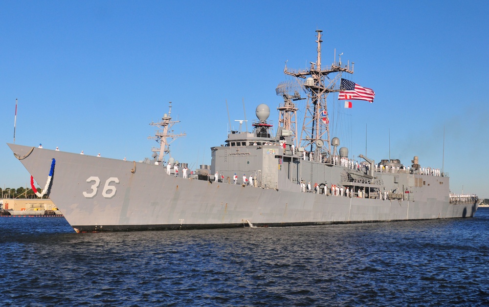 USS Underwood returns to Mayport