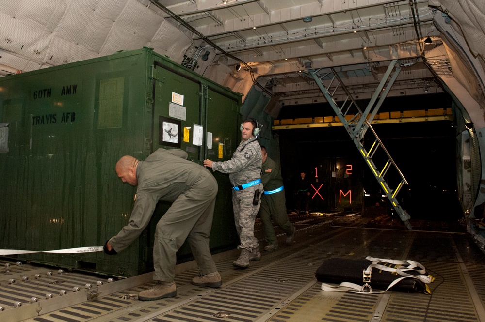 Travis Air Force Base Airmen support Hurricane Sandy relief