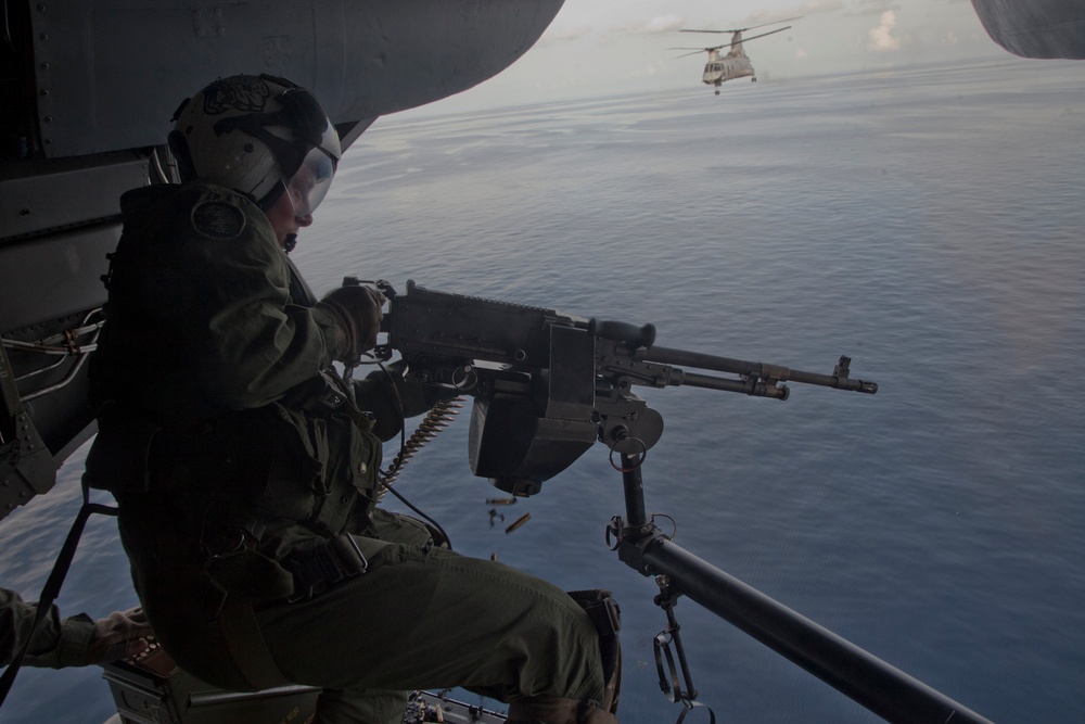 15th MEU aerial gunnery