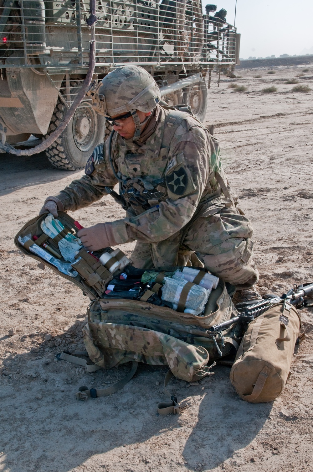 Healing hands, fighting spirit: Heroic medic first responder for Combined Task Force Arrowhead