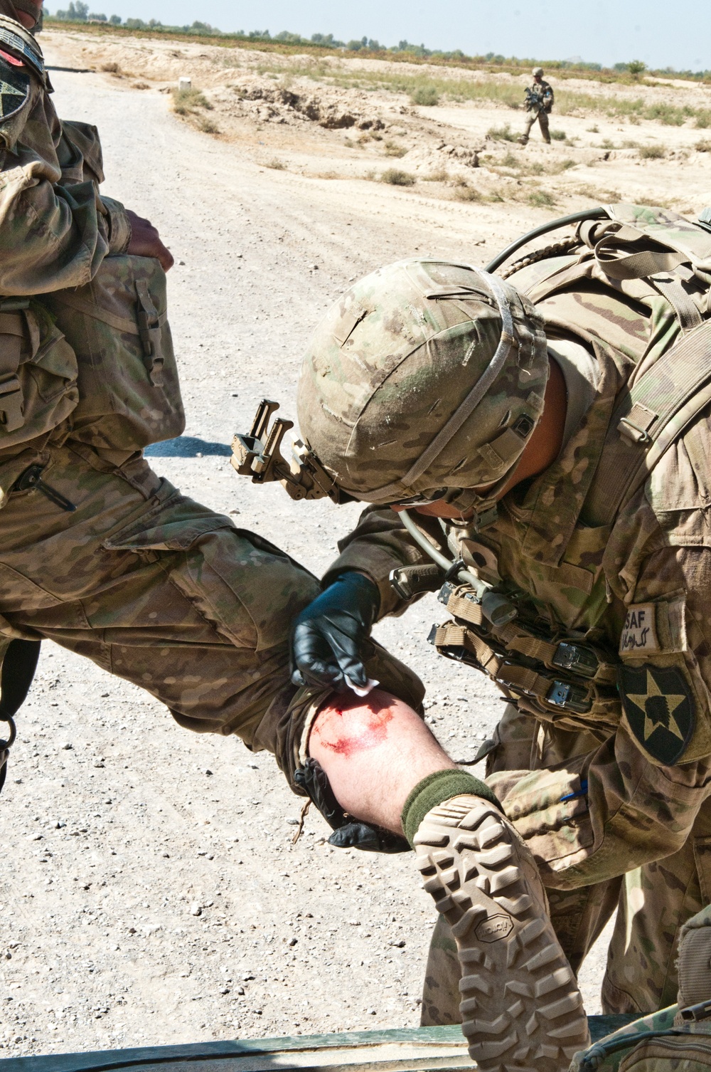 Healing hands, fighting spirit: Heroic medic first responder for Combined Task Force Arrowhead