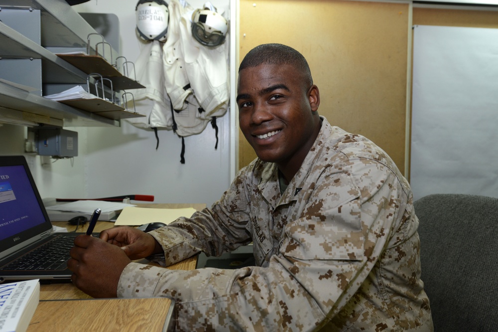 Behind the scenes of Marine aviation aboard USS Bonhomme Richard