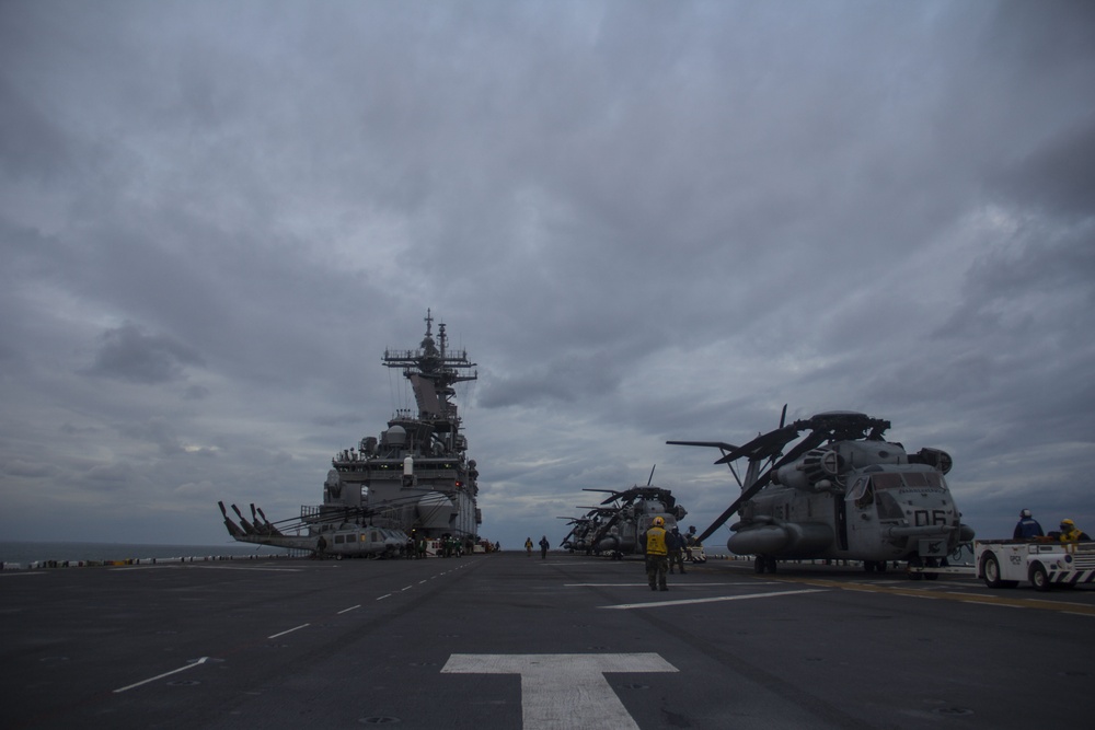 26th Marine Expeditionary Unit travels north to assist disaster relief operations