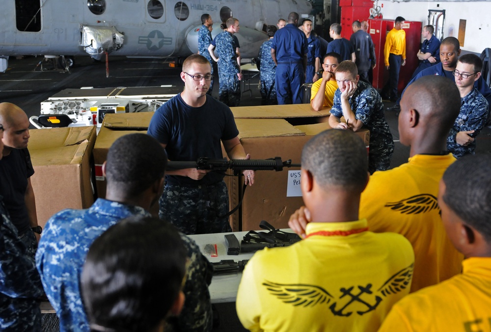 Weapons familiarization training