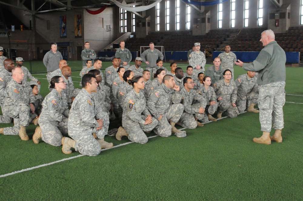 NJ National Guard leaders visit troops assisting Hurricane relief