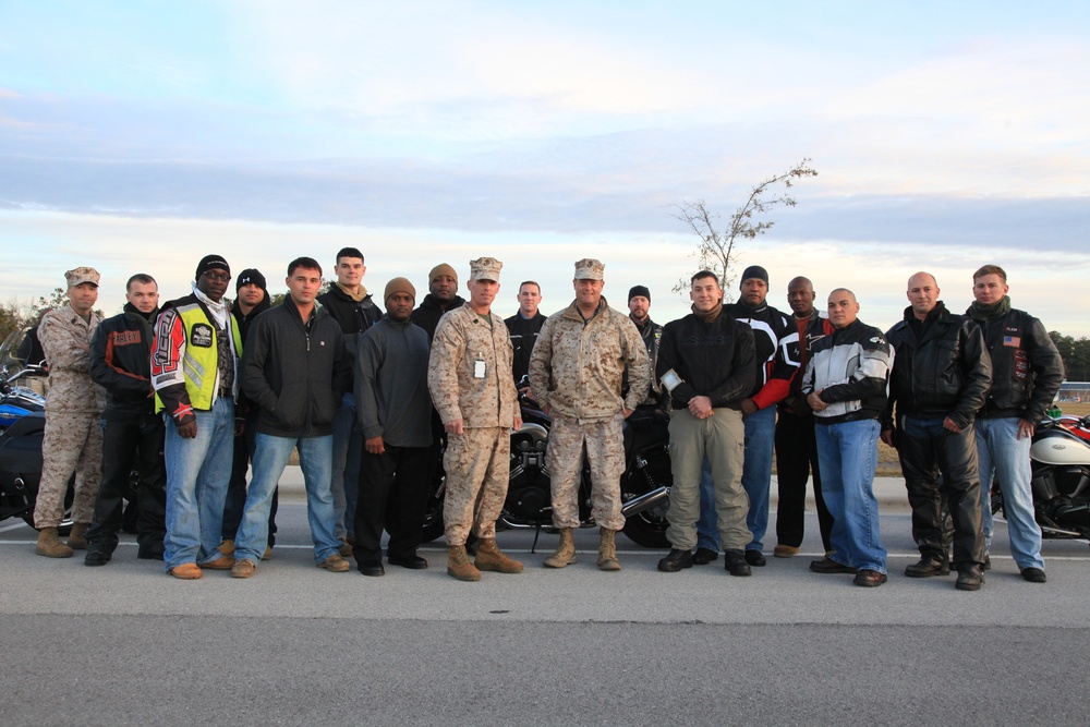 MARSOC motorcycle operators conduct first consolidated ride