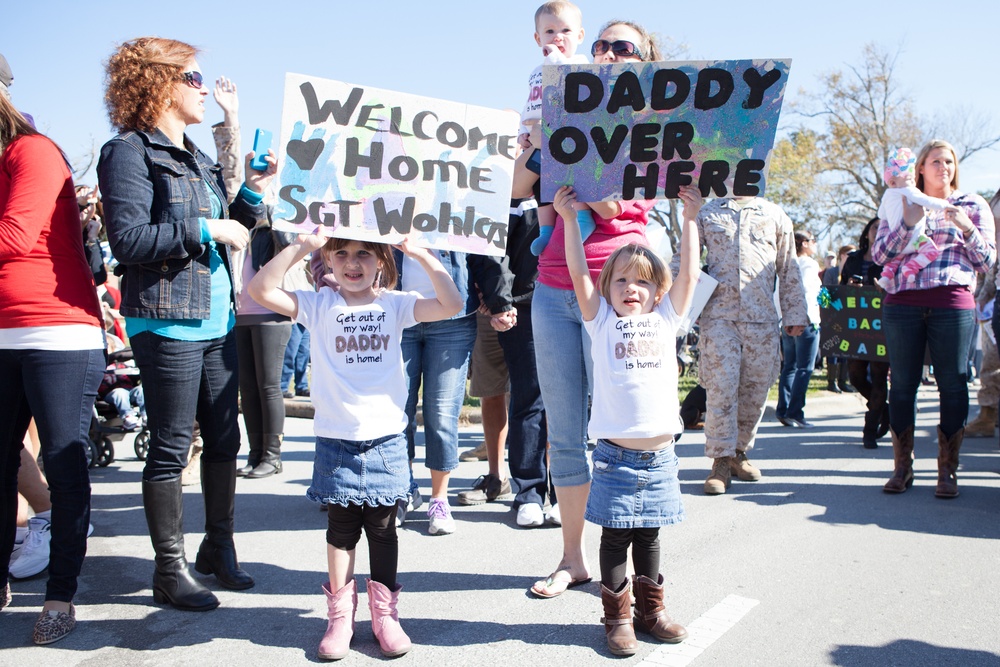 Sixth Marine Regiment Returns Home