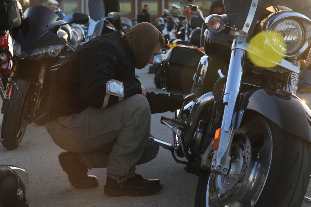 MARSOC motorcycle operators conduct first consolidated ride