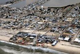 Civil Air Patrol photo of Hurricane Sandy-damaged New Jersey shore