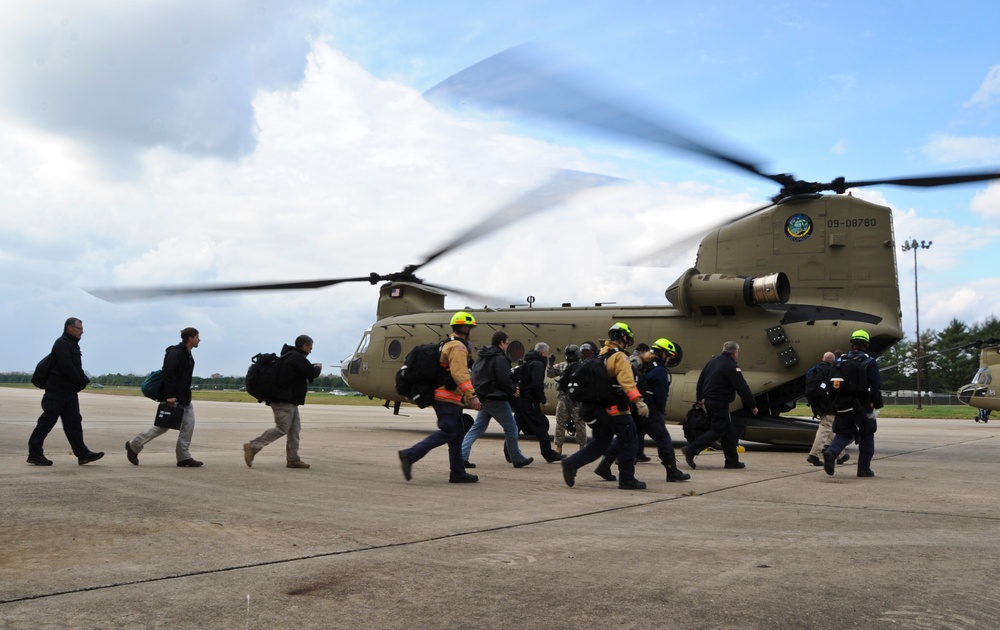 Georgia Army National Guard transports FEMA reps to NY