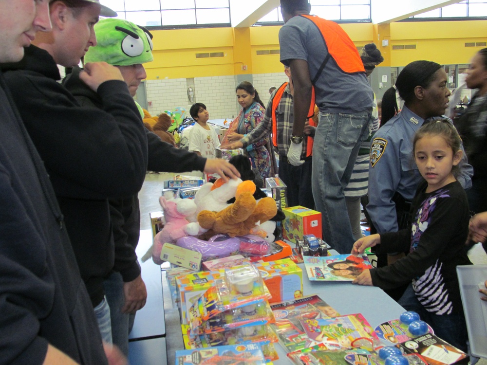 Marines provide toys to Hurricane Sandy victims