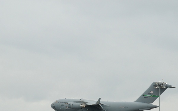105th Airlift Wing Key Hub in 18th Air Force "Lean Forward" support of East Coast relief efforts