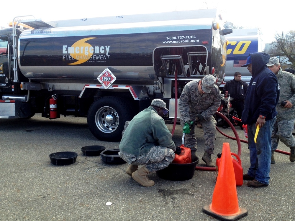 Fuel is distributed in New York