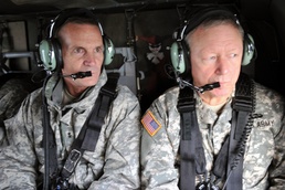 Hurricane Sandy: National Guard senior leader visit