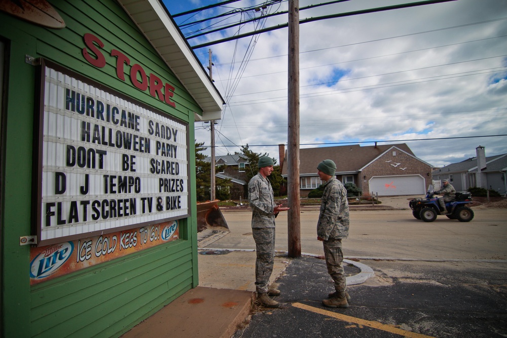 NJ National Guard assists local community in wake of Hurricane Sandy