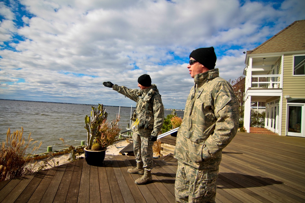 NJ National Guard assists local community in wake of Hurricane Sandy