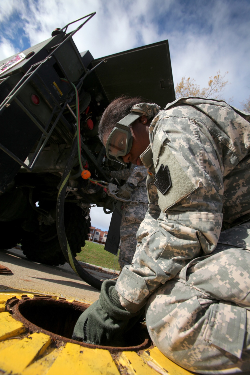 Army refuelers provide mobile fuel support for first responders